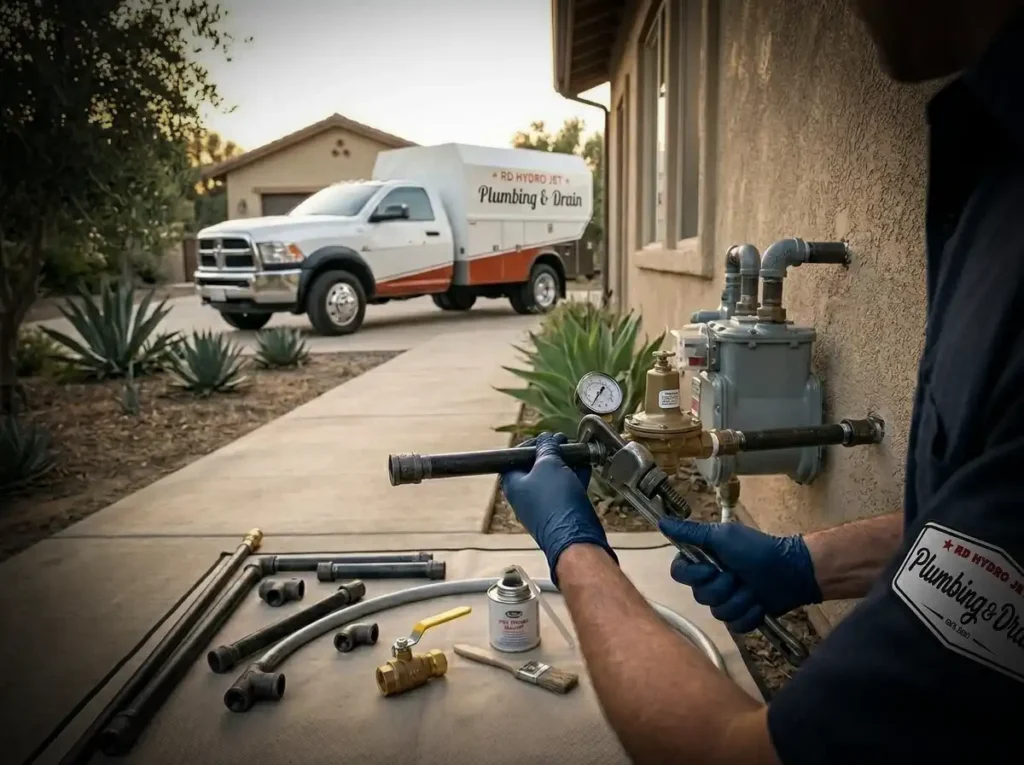 Gas Line Installation & Repair in East San Diego County