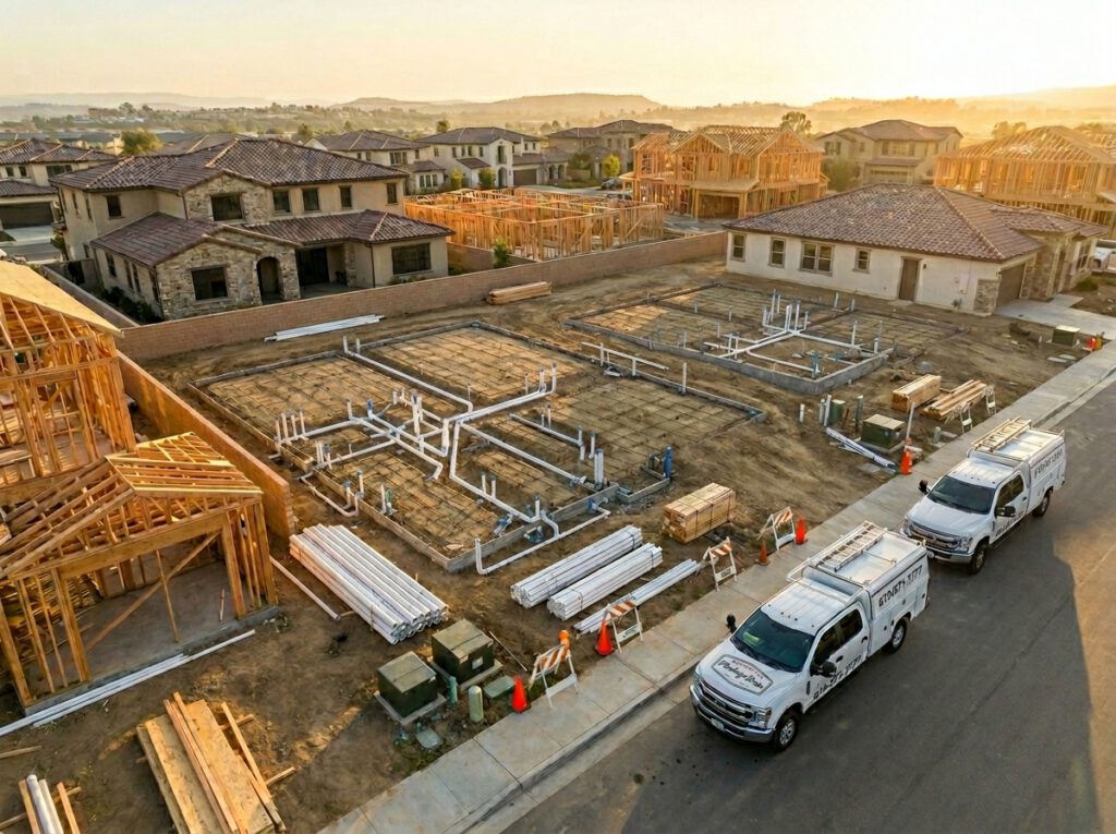 New Construction Plumbing in East San Diego County
